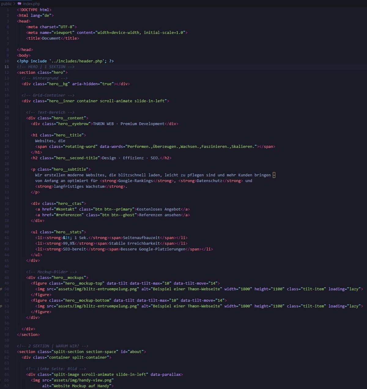 Code-Sprachen Bild